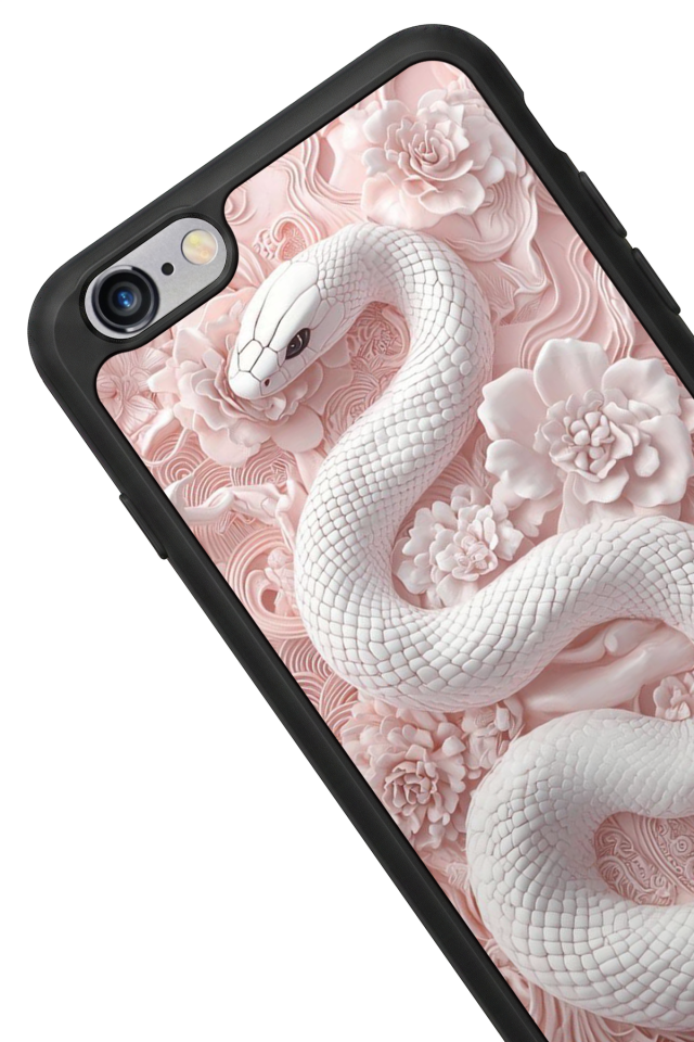 iPhone 6 Plus Uyumlu Yılan Tasarımlı Glossy Premium Kılıf