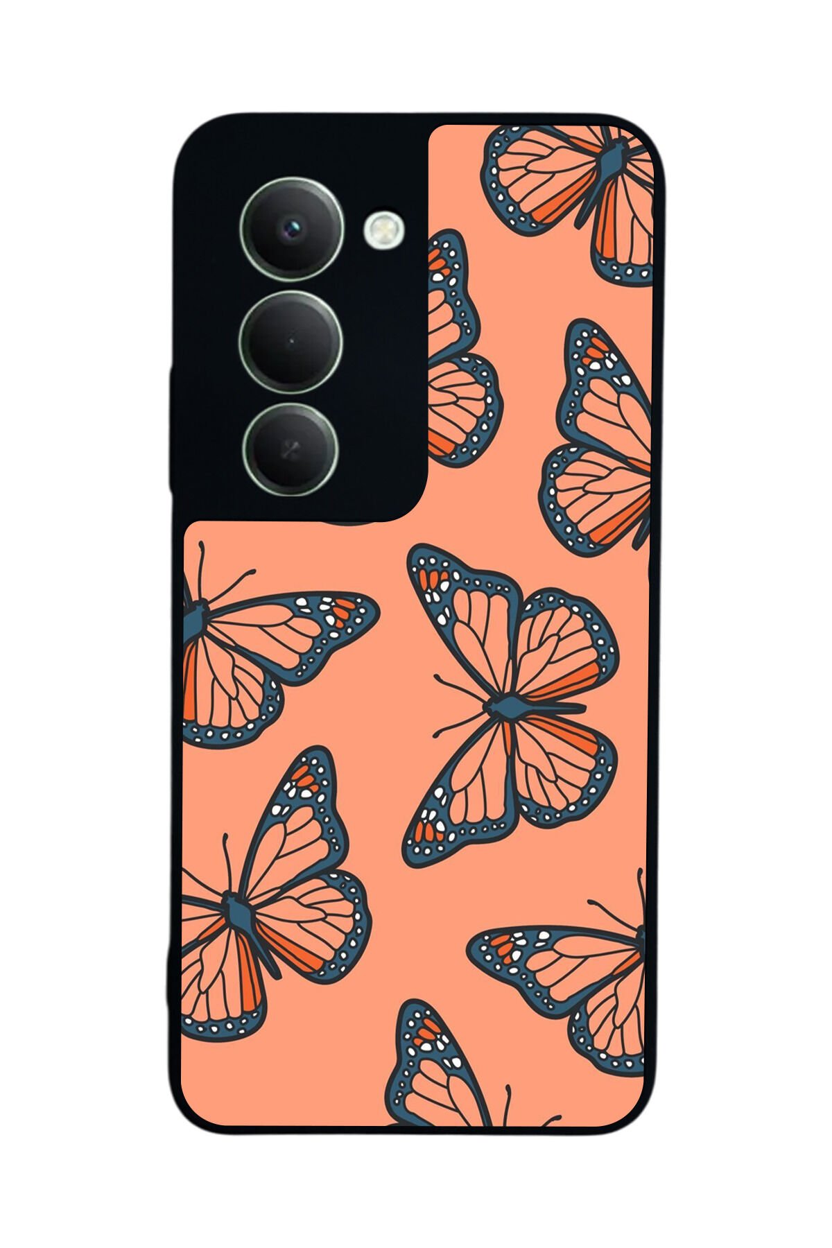 Xiaomi Redmi 15 5G Uyumlu Kelebek Tasarımlı Glossy Premium Kılıf