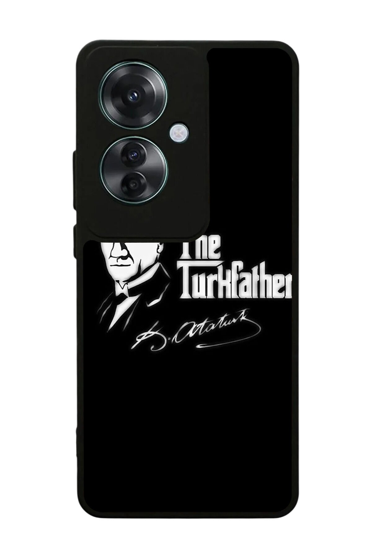 Oppo Reno 11F Uyumlu Mustafa Kemal Ataturk Tasarımlı Glossy Premium Kılıf