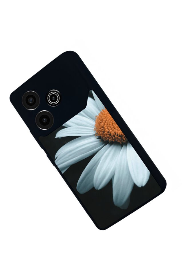 Tecno Pova 6 Uyumlu Cicek Tasarımlı Glossy Premium Kılıf
