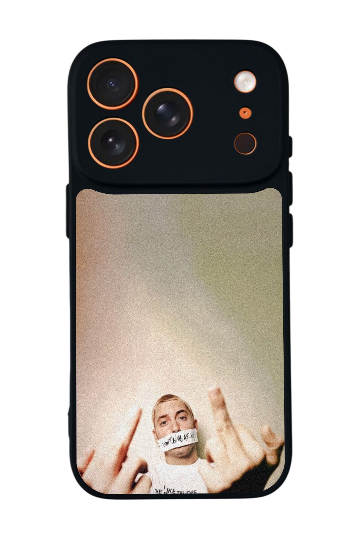 iPhone 17 Pro Max Uyumlu Eminem Tasarımlı Glossy Premium Kılıf