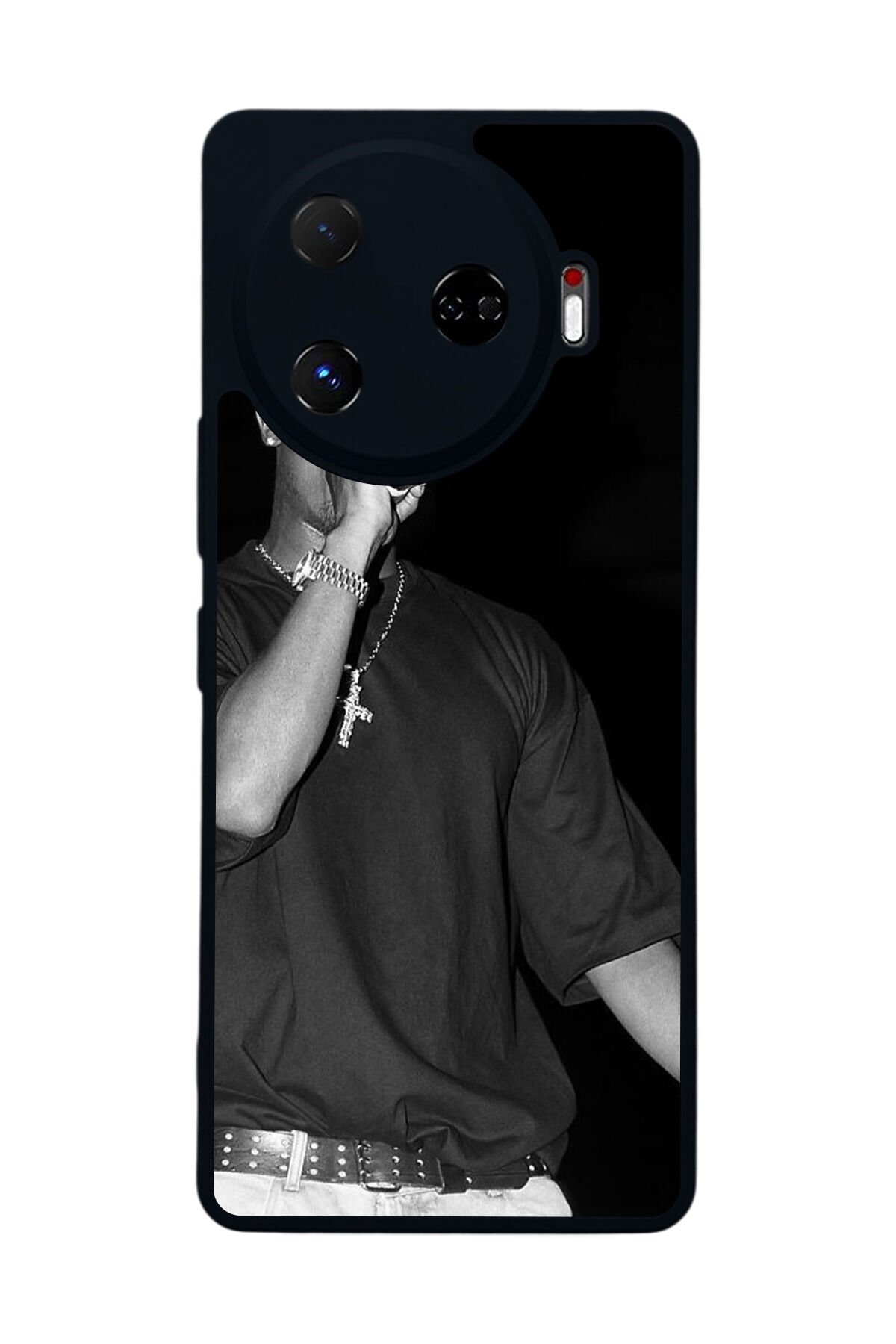 Tecno Camon 30 Pro Uyumlu Tupac Tasarımlı Glossy Premium Kılıf