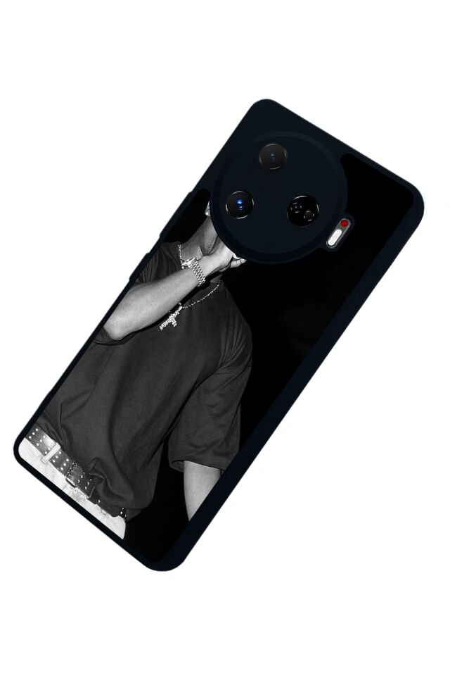 Tecno Camon 30 Pro Uyumlu Tupac Tasarımlı Glossy Premium Kılıf