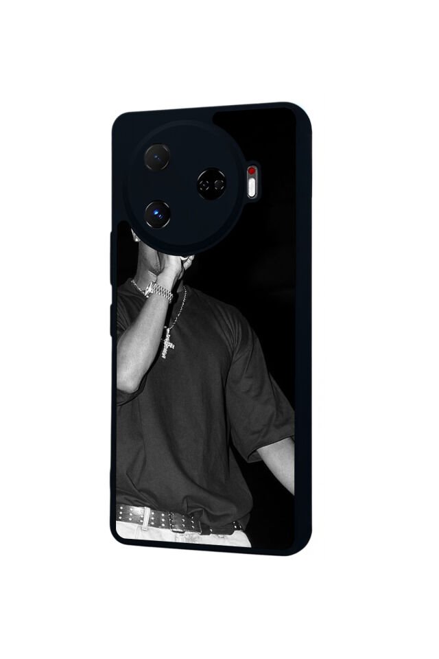 Tecno Camon 30 Pro Uyumlu Tupac Tasarımlı Glossy Premium Kılıf