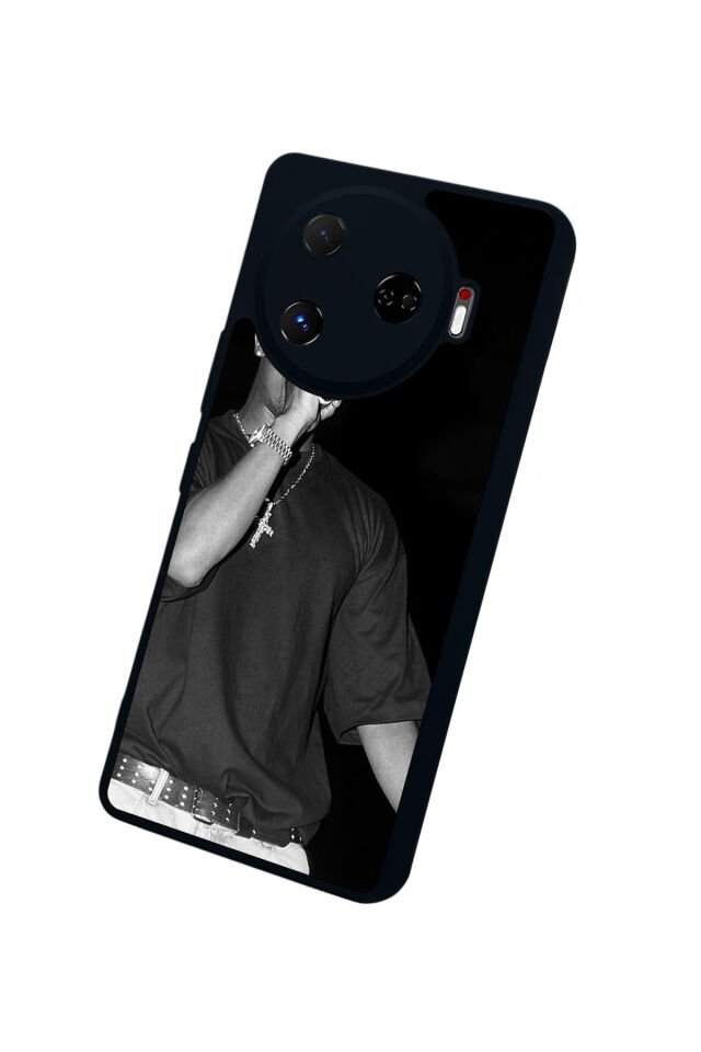 Tecno Camon 30 Pro Uyumlu Tupac Tasarımlı Glossy Premium Kılıf