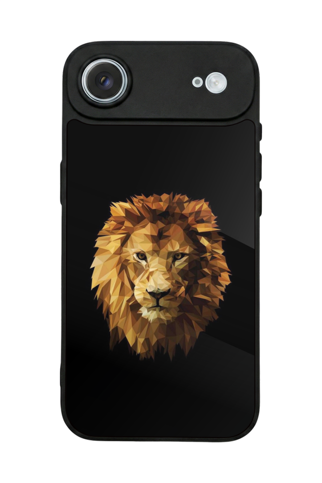iPhone 17 Air Uyumlu Aslan Tasarımlı Glossy Premium Kılıf