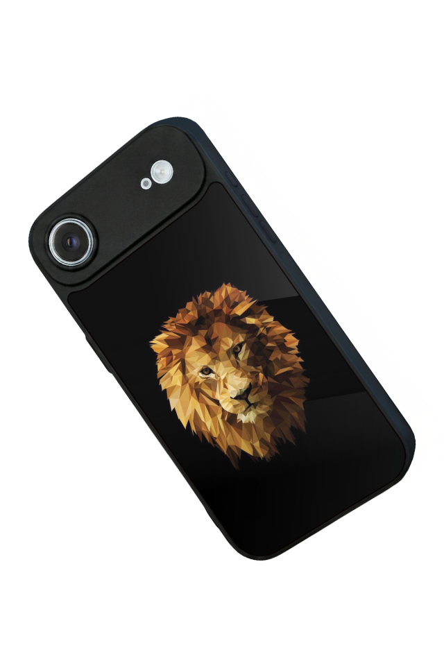 iPhone 17 Air Uyumlu Aslan Tasarımlı Glossy Premium Kılıf