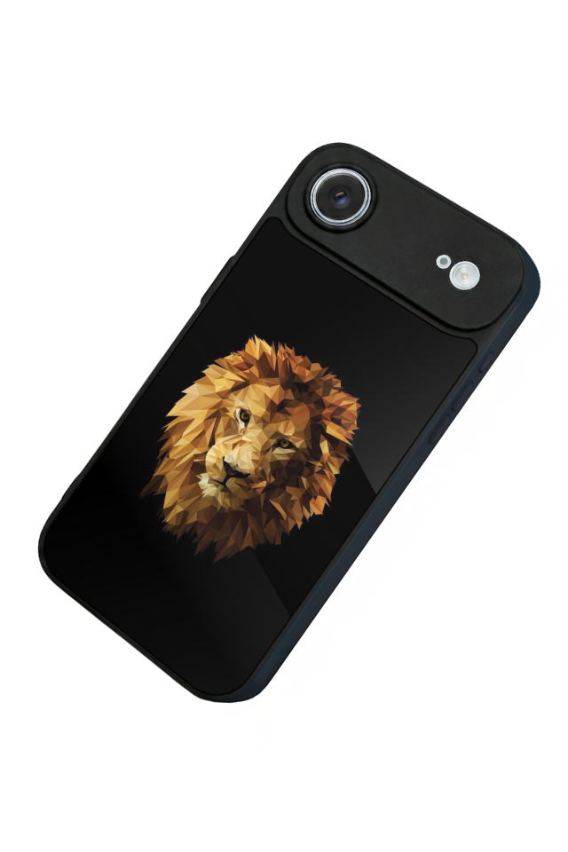 iPhone 17 Air Uyumlu Aslan Tasarımlı Glossy Premium Kılıf