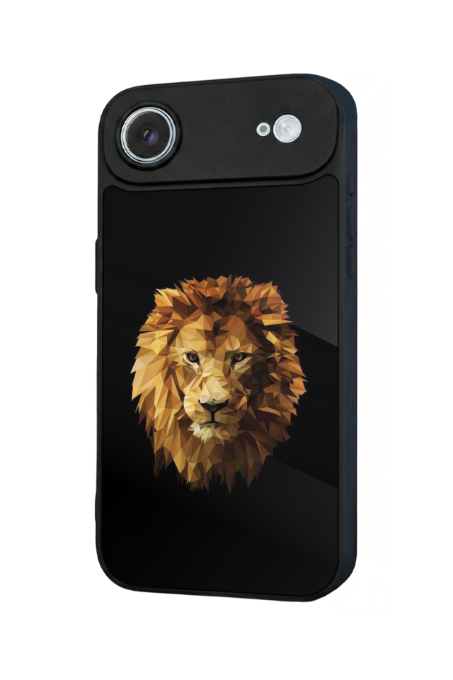 iPhone 17 Air Uyumlu Aslan Tasarımlı Glossy Premium Kılıf