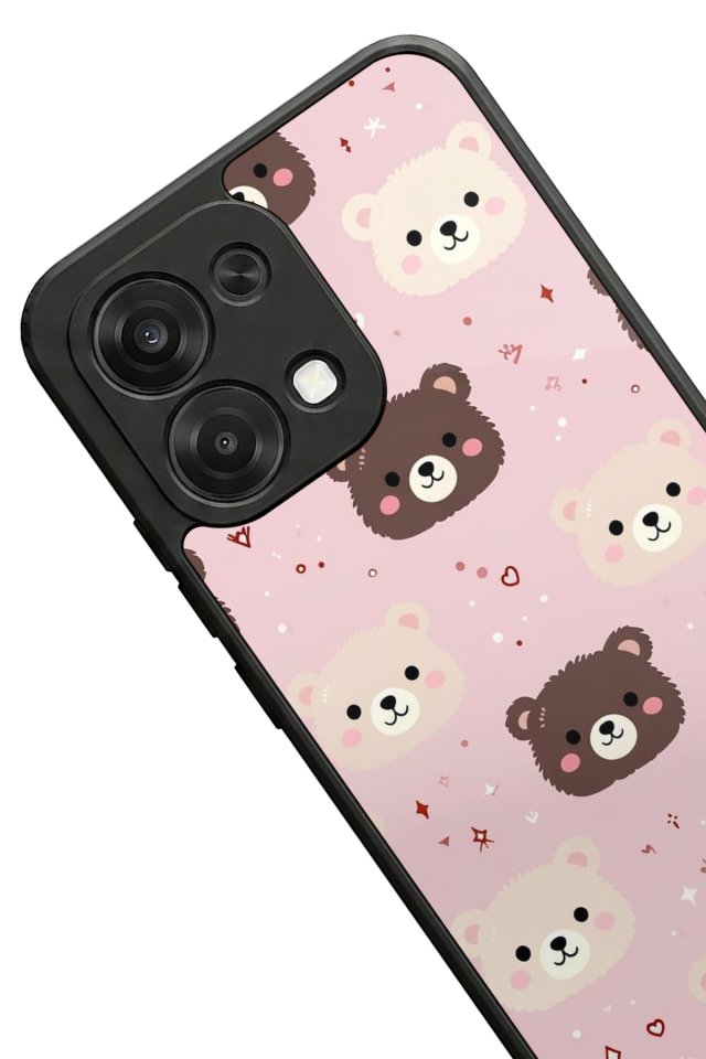 Oppo A6 Pro Uyumlu Ayı Tasarımlı Glossy Premium Kılıf