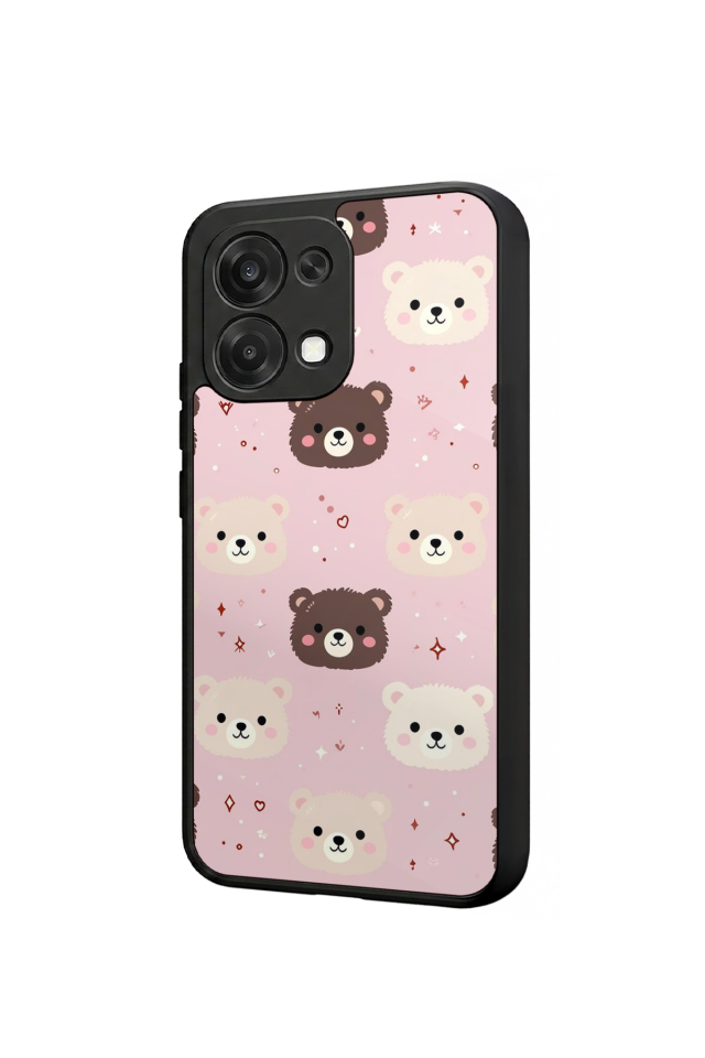 Oppo A6 Pro Uyumlu Ayı Tasarımlı Glossy Premium Kılıf