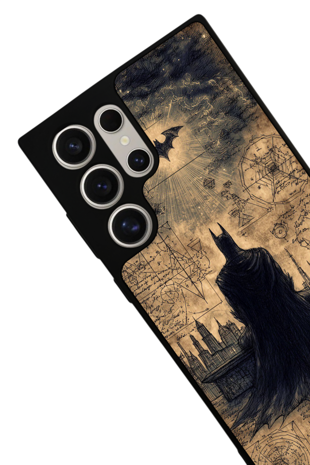 Samsung Galaxy S22 Ultra Uyumlu Batman Tasarımlı Glossy Premium Kılıf
