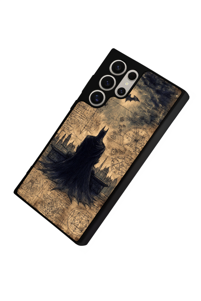 Samsung Galaxy S22 Ultra Uyumlu Batman Tasarımlı Glossy Premium Kılıf