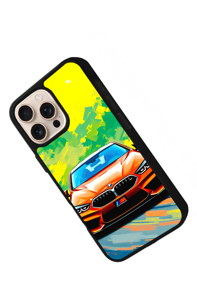 iPhone 15 Pro Uyumlu BMW Tasarımlı Glossy Premium Kılıf