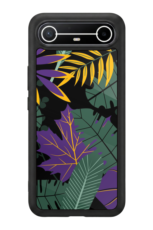 Tecno Spark Slim 5G Uyumlu Botanik Tasarımlı Glossy Premium Kılıf