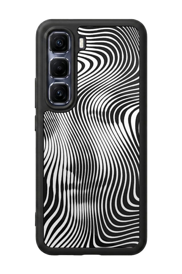 Infinix Hot 60 Pro Plus Uyumlu Çizgi Sanatı Tasarımlı Glossy Premium Kılıf