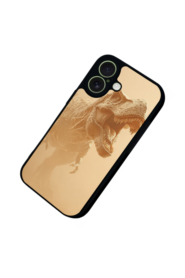 iPhone 17 Uyumlu Dinazor Tasarımlı Glossy Premium Kılıf