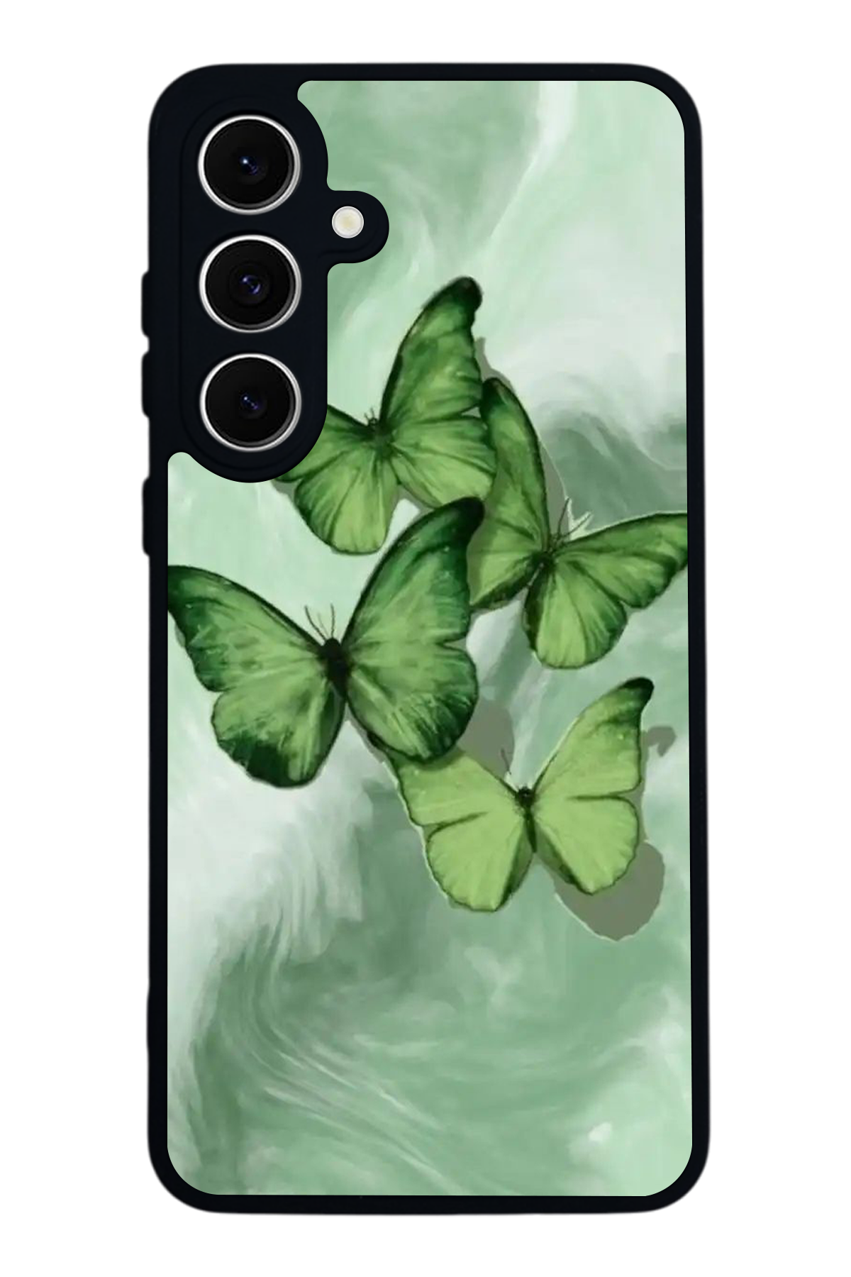 Samsung Galaxy A16 Uyumlu Kelebek Tasarımlı Glossy Premium Kılıf