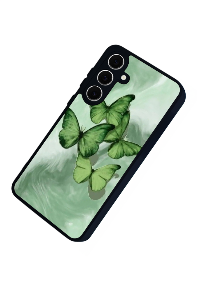 Samsung Galaxy A16 Uyumlu Kelebek Tasarımlı Glossy Premium Kılıf