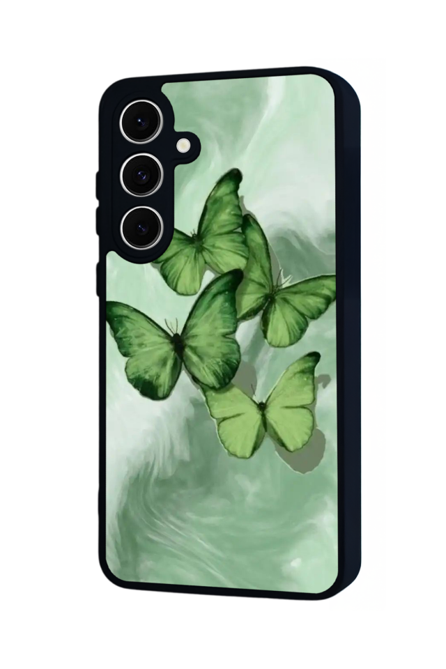 Samsung Galaxy A16 Uyumlu Kelebek Tasarımlı Glossy Premium Kılıf