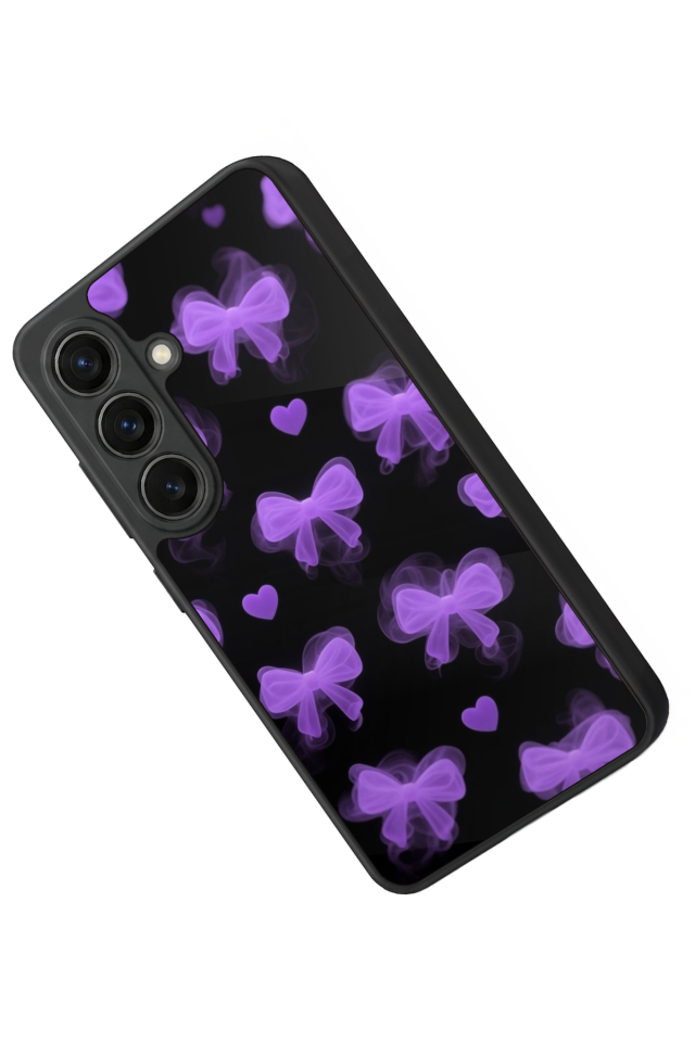 Samsung Galaxy S26 Uyumlu Kurdele Tasarımlı Glossy Premium Kılıf