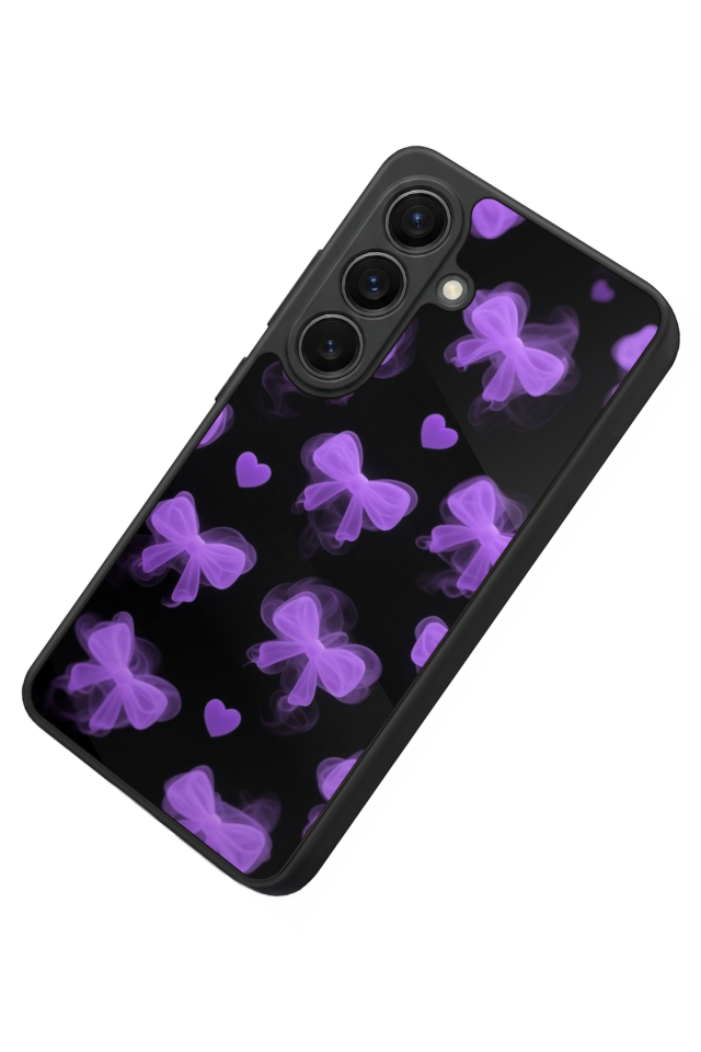 Samsung Galaxy S26 Uyumlu Kurdele Tasarımlı Glossy Premium Kılıf