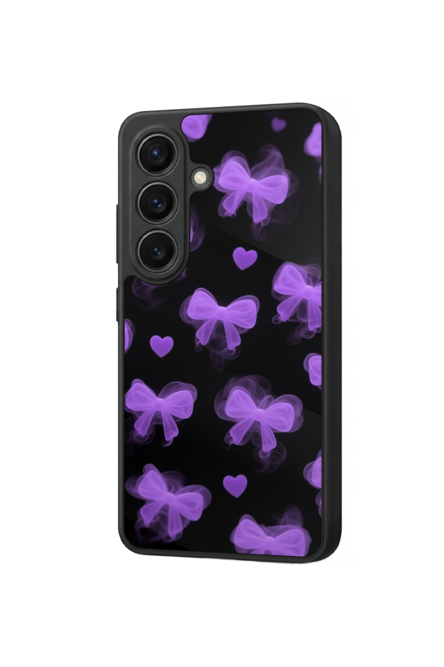 Samsung Galaxy S26 Uyumlu Kurdele Tasarımlı Glossy Premium Kılıf