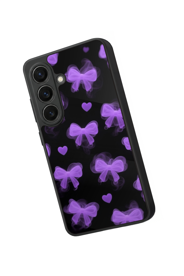Samsung Galaxy S26 Uyumlu Kurdele Tasarımlı Glossy Premium Kılıf
