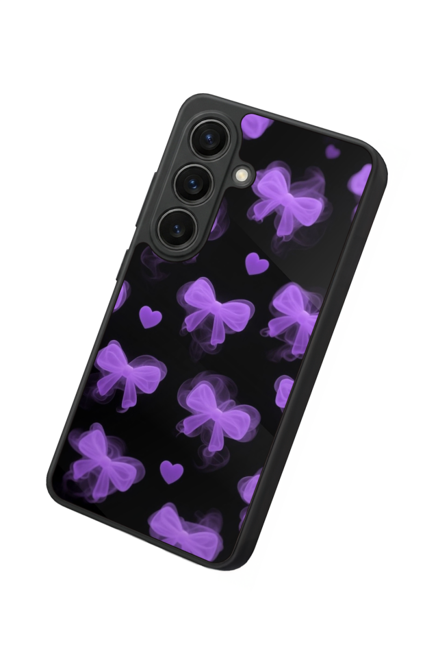 Samsung Galaxy S26 Uyumlu Kurdele Tasarımlı Glossy Premium Kılıf