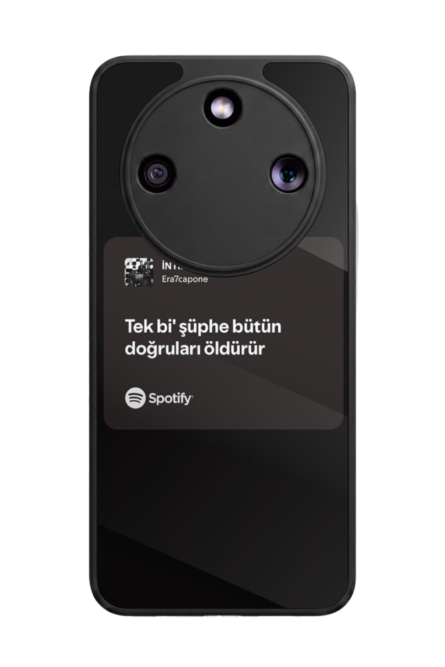 Honor Magic 8 Lite Uyumlu Sarki Sozleri Tasarımlı Glossy Premium Kılıf