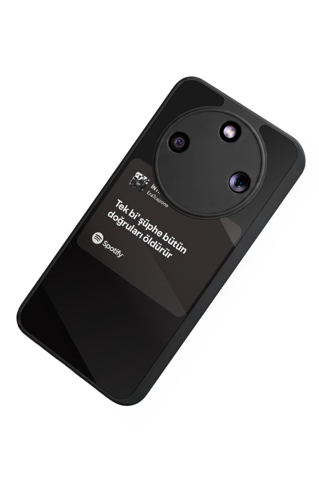 Honor Magic 8 Lite Uyumlu Sarki Sozleri Tasarımlı Glossy Premium Kılıf