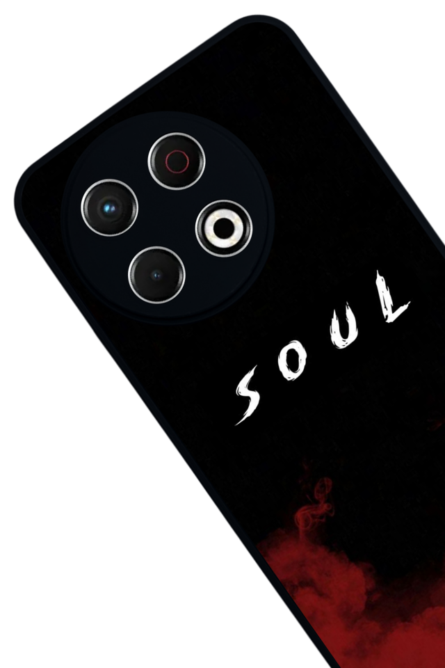 Tecno Spark 30 Pro Uyumlu SOUL Tasarımlı Glossy Premium Kılıf