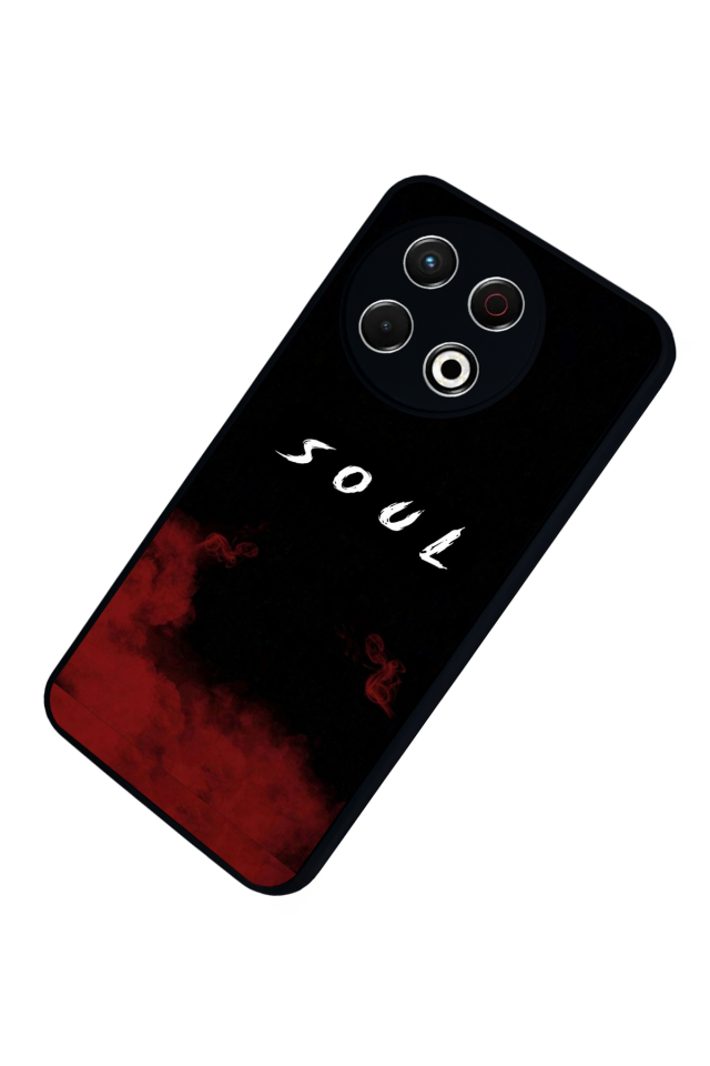 Tecno Spark 30 Pro Uyumlu SOUL Tasarımlı Glossy Premium Kılıf