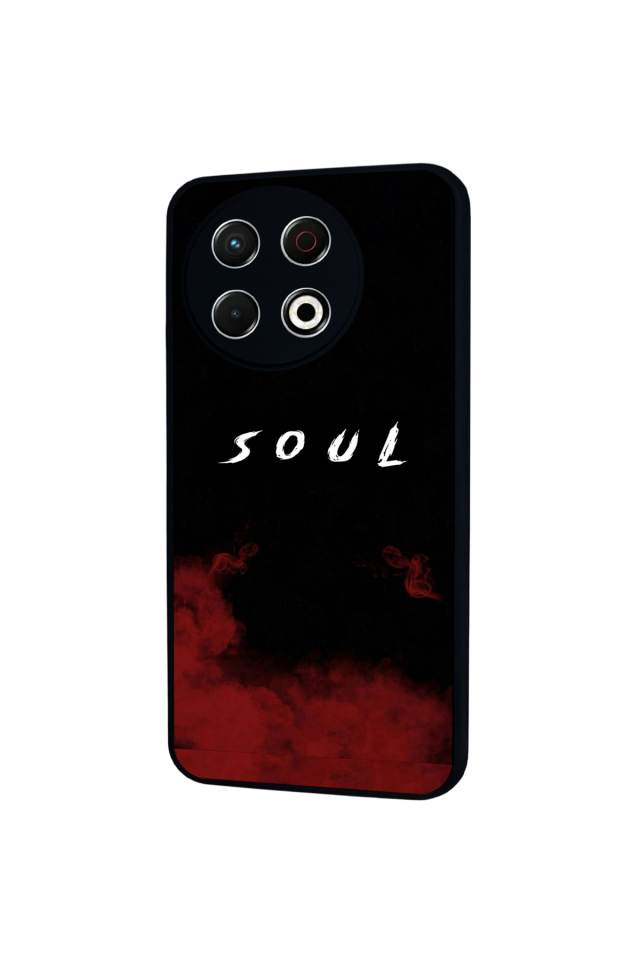 Tecno Spark 30 Pro Uyumlu SOUL Tasarımlı Glossy Premium Kılıf