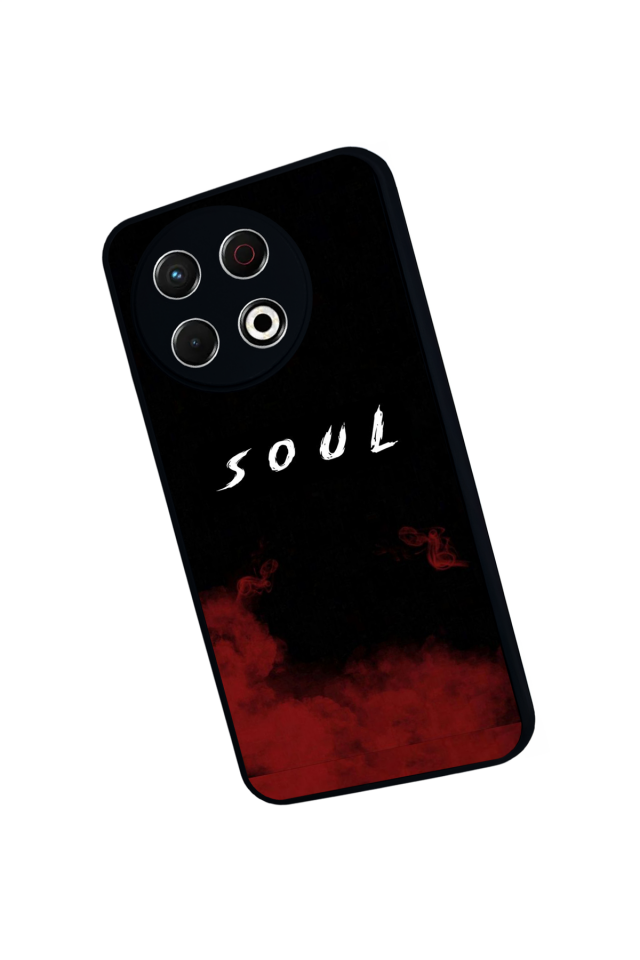 Tecno Spark 30 Pro Uyumlu SOUL Tasarımlı Glossy Premium Kılıf