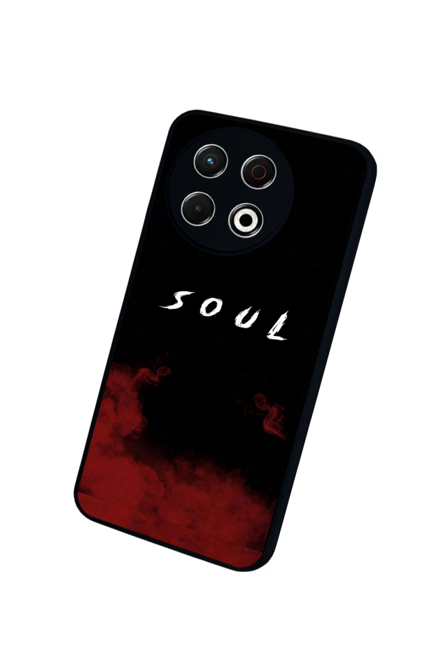 Tecno Spark 30 Pro Uyumlu SOUL Tasarımlı Glossy Premium Kılıf