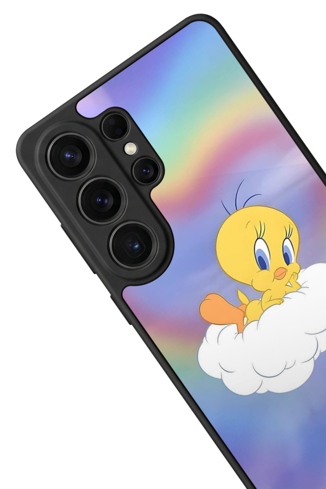 Samsung Galaxy S26 Ultra Uyumlu Tweety Tasarımlı Glossy Premium Kılıf