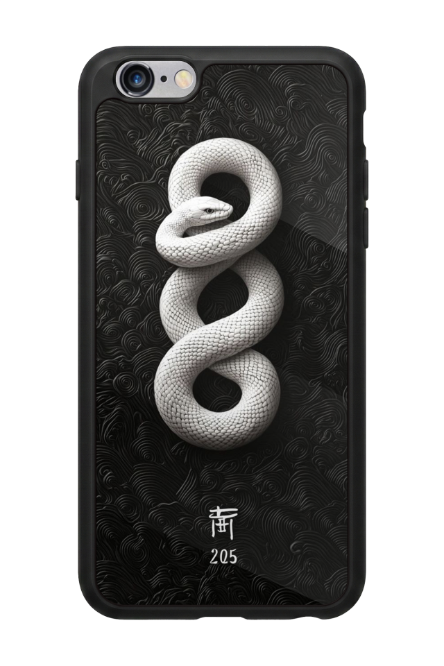 iPhone 6 Plus Uyumlu Yılan Tasarımlı Glossy Premium Kılıf