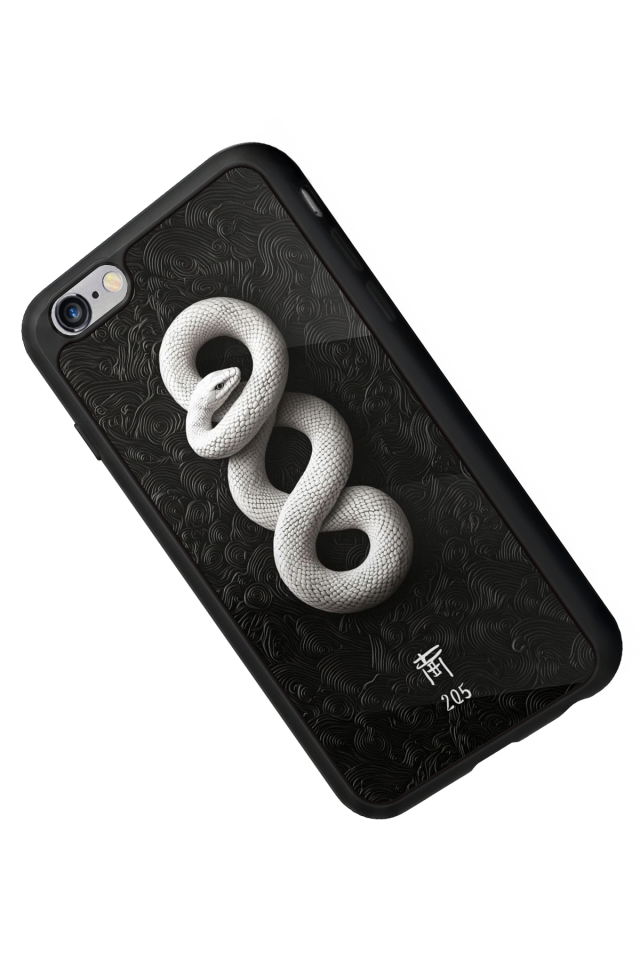 iPhone 6 Plus Uyumlu Yılan Tasarımlı Glossy Premium Kılıf