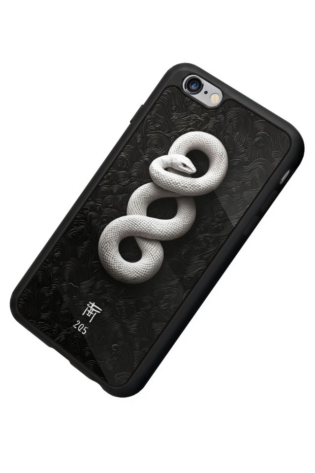 iPhone 6 Plus Uyumlu Yılan Tasarımlı Glossy Premium Kılıf