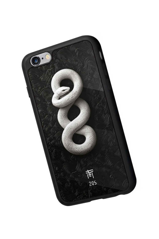 iPhone 6 Plus Uyumlu Yılan Tasarımlı Glossy Premium Kılıf