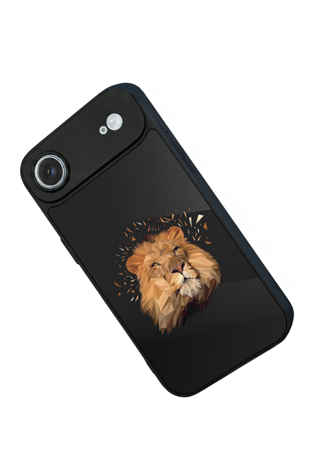 iPhone 17 Air Uyumlu Aslan Tasarımlı Glossy Premium Kılıf