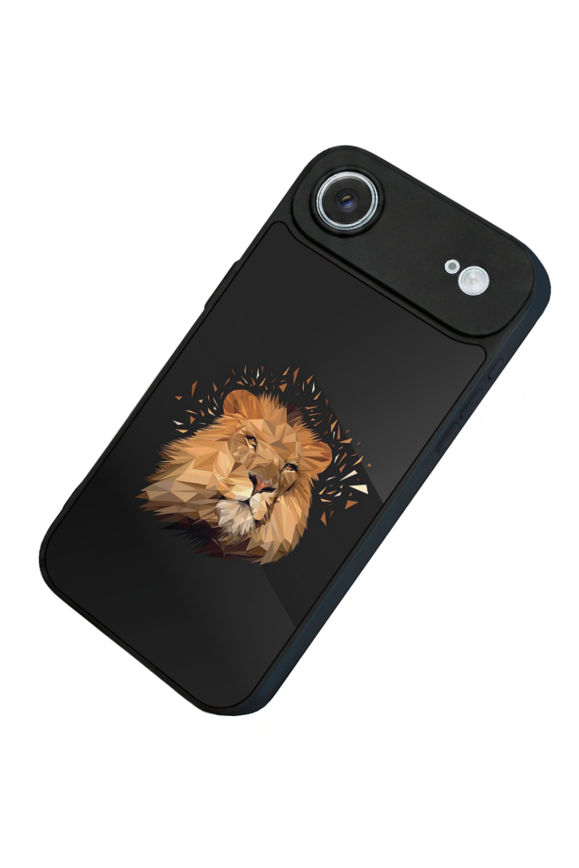 iPhone 17 Air Uyumlu Aslan Tasarımlı Glossy Premium Kılıf
