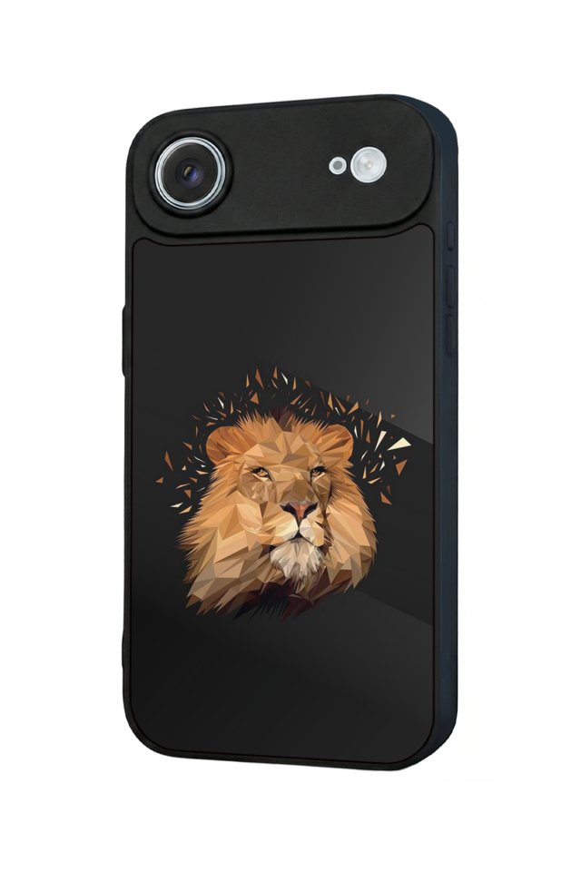 iPhone 17 Air Uyumlu Aslan Tasarımlı Glossy Premium Kılıf