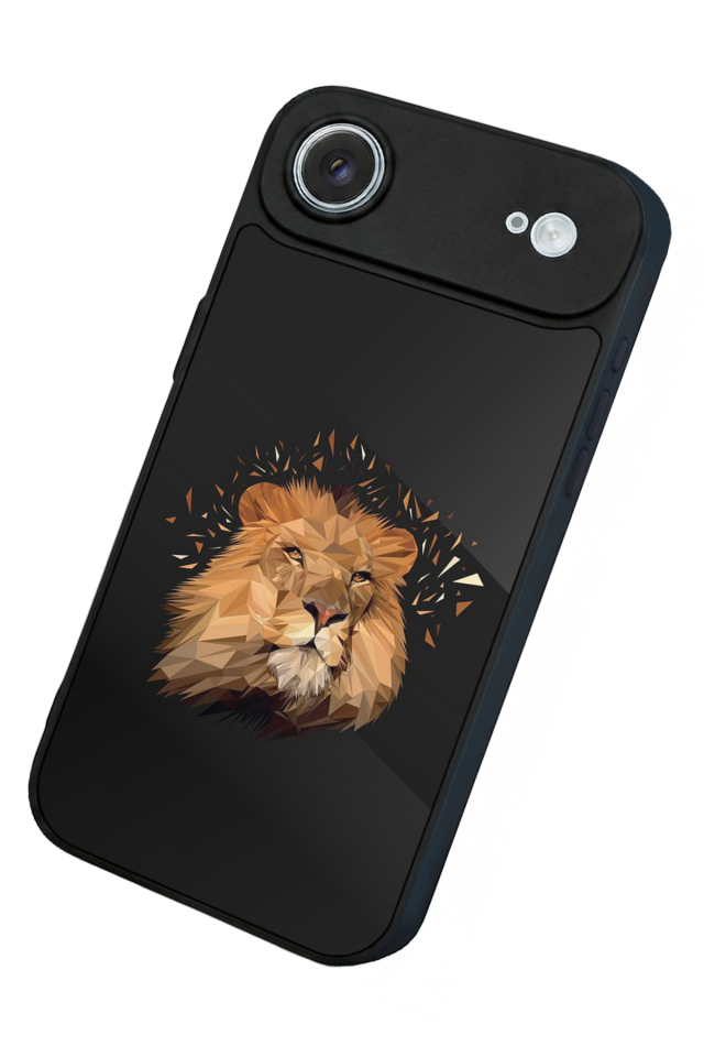 iPhone 17 Air Uyumlu Aslan Tasarımlı Glossy Premium Kılıf