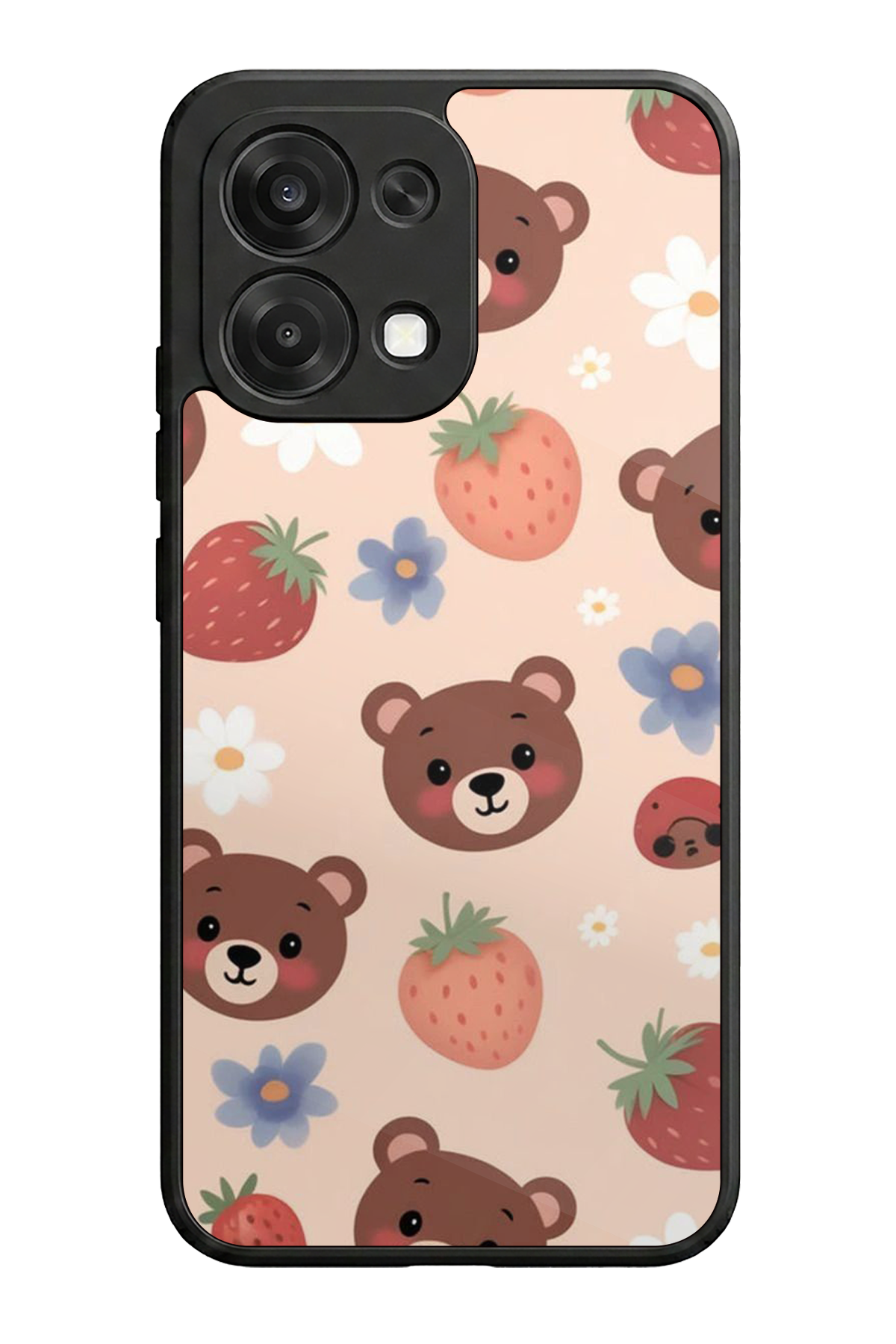 Oppo A6 Pro Uyumlu Ayı Tasarımlı Glossy Premium Kılıf