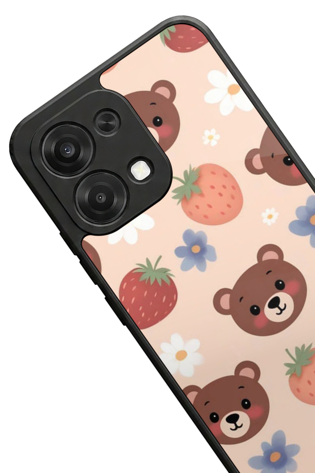 Oppo A6 Pro Uyumlu Ayı Tasarımlı Glossy Premium Kılıf