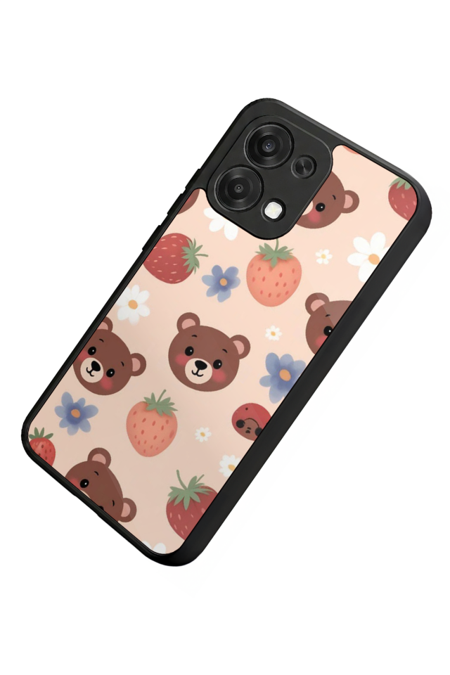 Oppo A6 Pro Uyumlu Ayı Tasarımlı Glossy Premium Kılıf