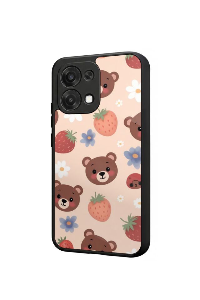 Oppo A6 Pro Uyumlu Ayı Tasarımlı Glossy Premium Kılıf