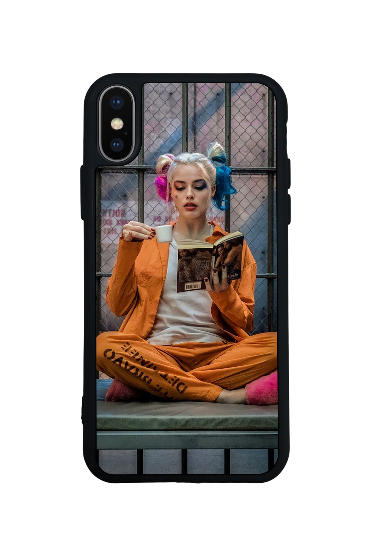 iPhone X/ XS Uyumlu HarleyQueen Tasarımlı Glossy Premium Kılıf
